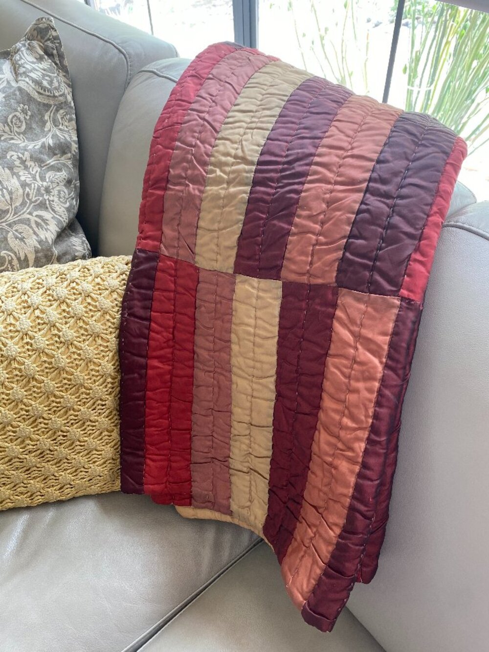 Silky throw